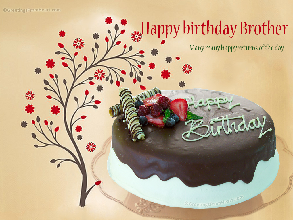 See more ideas about happy birthday brother cake, happy birthday brother, d...