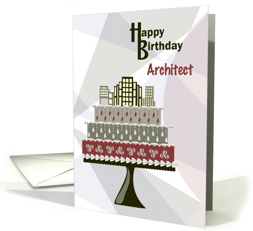 Happy Birthday Architekt... Открытка с Днем рождения архитектору
