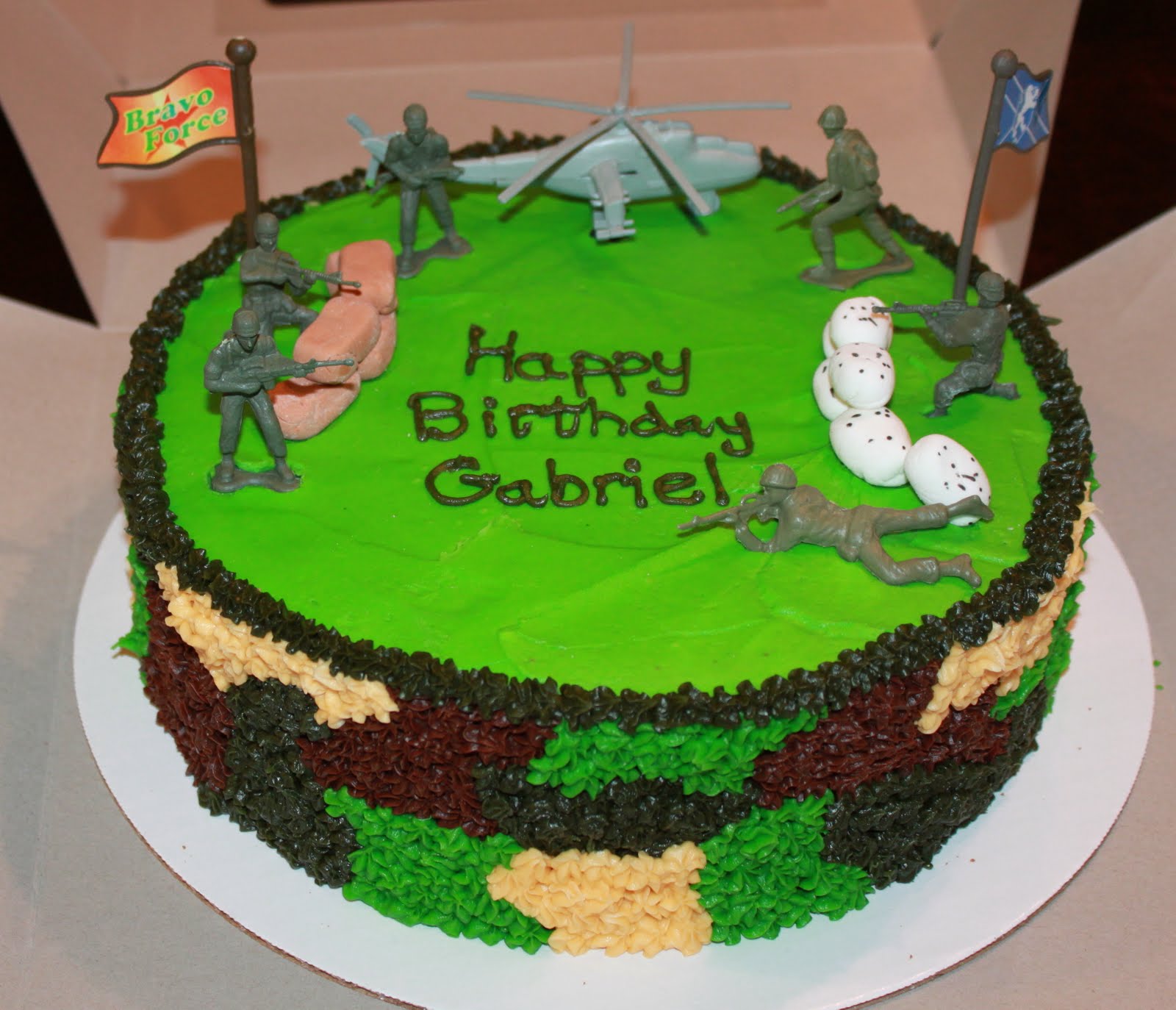 Military Birthday Cakes