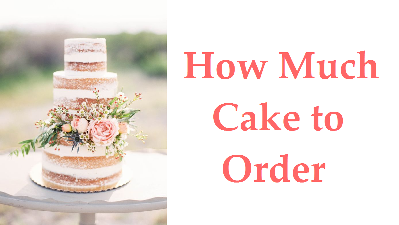 How Much Wedding Cake to Order, Made by Hana Events, Toronto. 